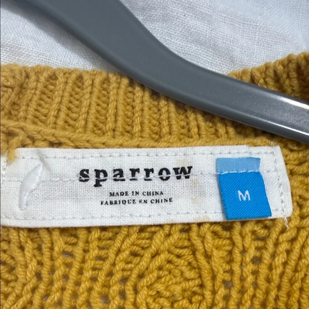 Sparrow Golden Cable Knit Sweater - Picture 3 of 4